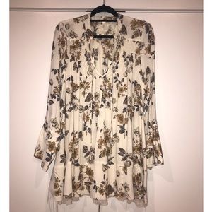 Free People Baby Doll Dress/Tunic Top